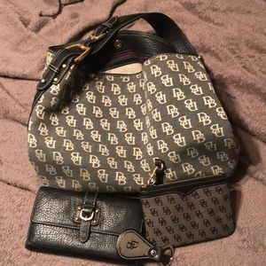 Dooney & Bourke Hobo Bag with accessories